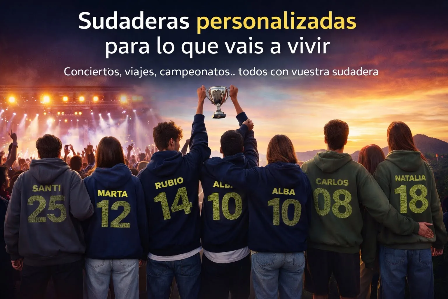 Sudaderas personalizadas en Madrid