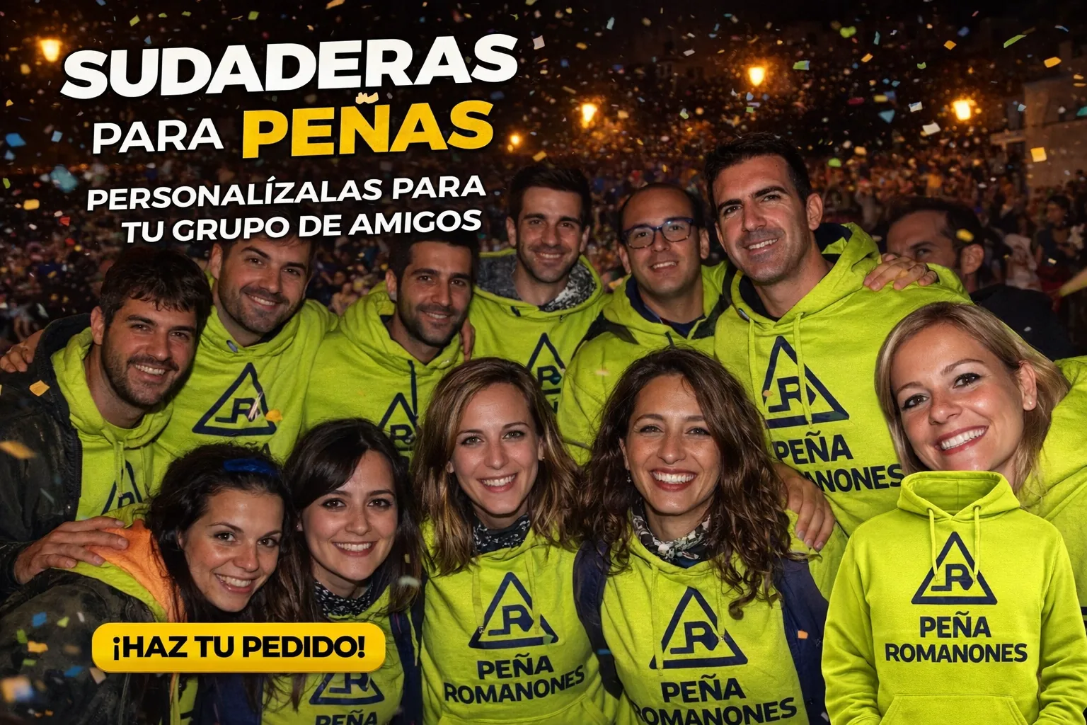 Sudaderas para peñas en Madrid